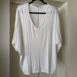 Double Zero White Short Sleeve Top